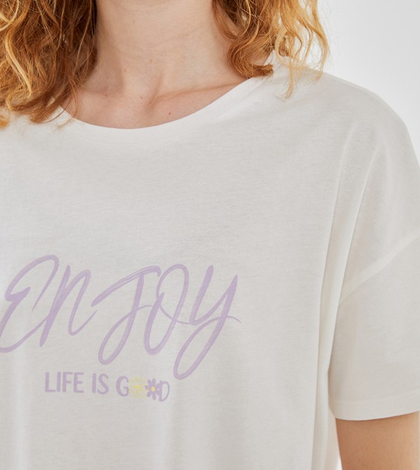 اٍل سي واي كيكي  ملابس نوم - بنفسجي  Pyjama Set