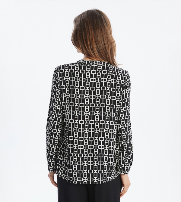 اٍل سي واي كيكي  بلوزات - أسود Casual Tops