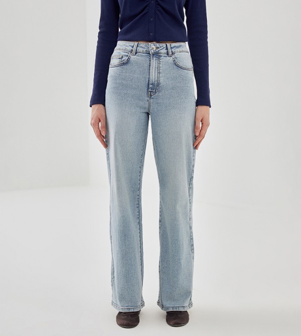 LC Waikiki  Jeans - Blue Wide Leg Jeans