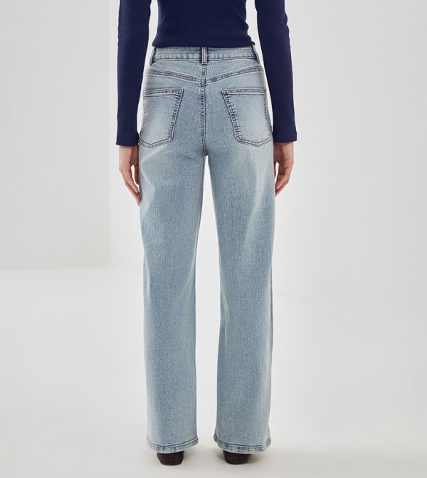 LC Waikiki  Jeans - Blue Wide Leg Jeans