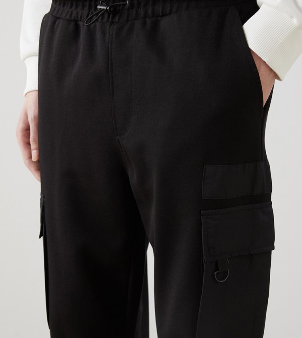 LC Waikiki  Pants & Chinos - Black Joggers