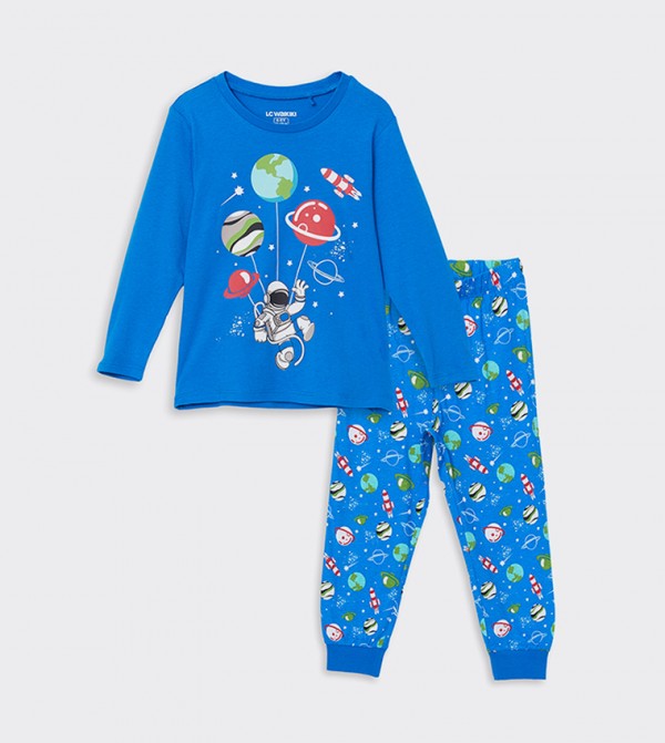 LC Waikiki LC Waikiki - Blue Top & Pyjama Sets