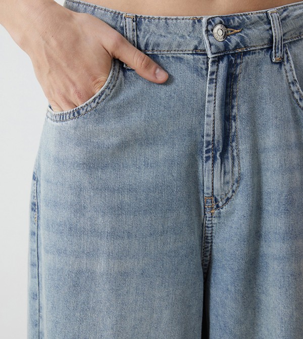 LC Waikiki LC Waikiki - Blue Wide Leg Jeans