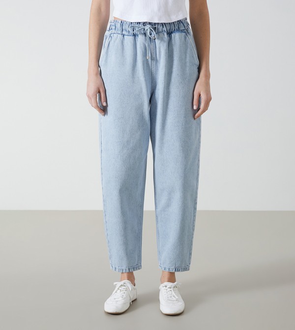 اٍل سي واي كيكي اٍل سي واي كيكي - أزرق Mom Jeans