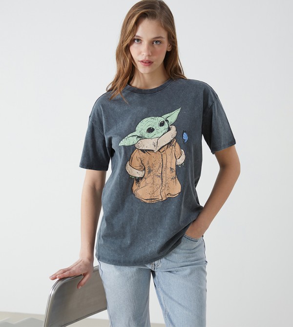LC Waikiki  Clothing - Grey Casual T-Shirts