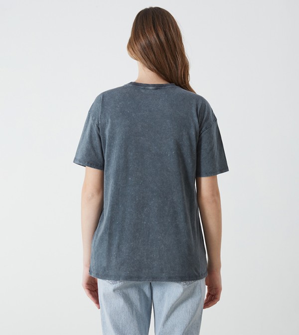 LC Waikiki  Clothing - Grey Casual T-Shirts