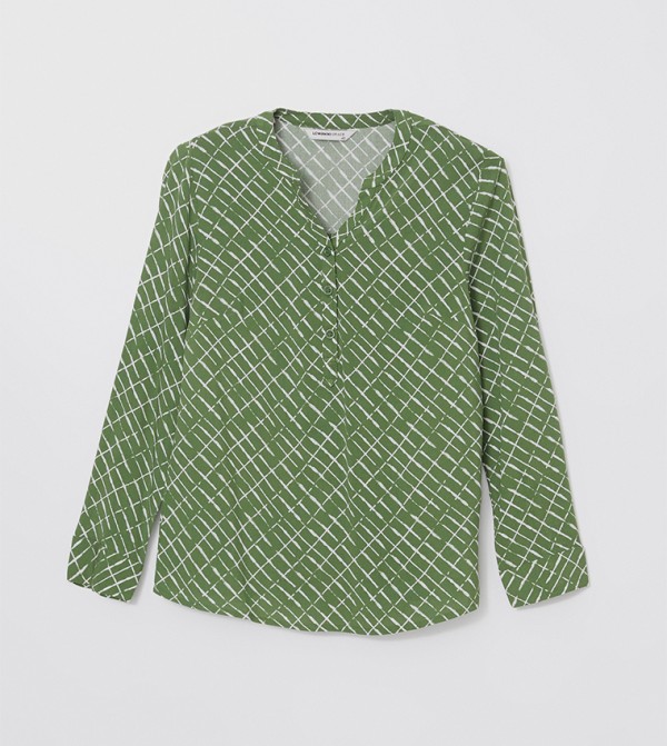 اٍل سي واي كيكي اٍل سي واي كيكي - أخضر غامق  Casual Tops