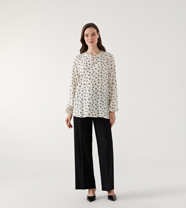 اٍل سي واي كيكي  ملابس - بيج Casual Tops