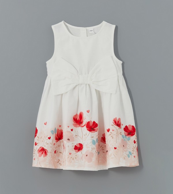 LC Waikiki  Dresses - Ecru Casual Dress