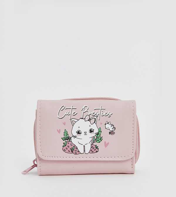 اٍل سي واي كيكي  حقائب - وردي محافظ