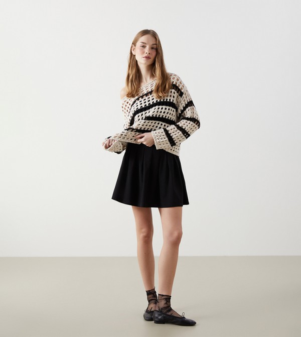 اٍل سي واي كيكي  ملابس - أسود Mini Skirts
