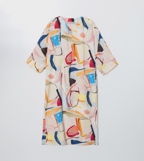 LC Waikiki  Dresses - Beige Casual Dresses