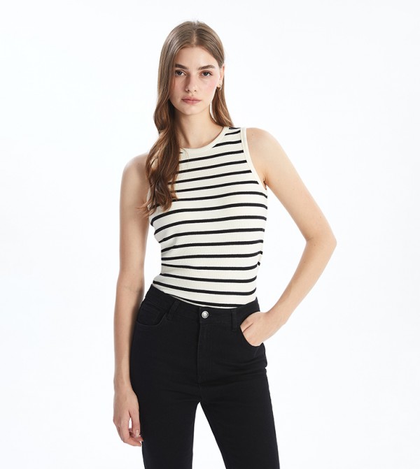 LC Waikiki LC Waikiki - Off White Sleeveless Tops