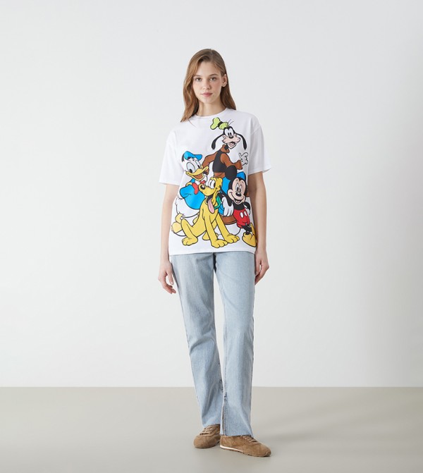 LC Waikiki LC Waikiki - White Short Sleeve T-Shirts