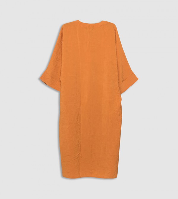LC Waikiki  Casual Dresses - Orange Casual Dresses
