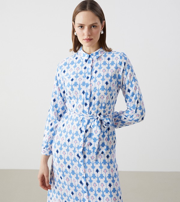 LC Waikiki  - Blue Shirt & T-Shirt Dresses