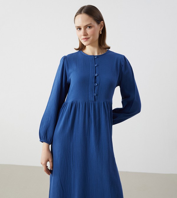 LC Waikiki LC Waikiki - Blue Casual Dresses