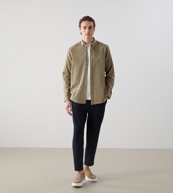 LC Waikiki LC Waikiki - Green Casual Shirts