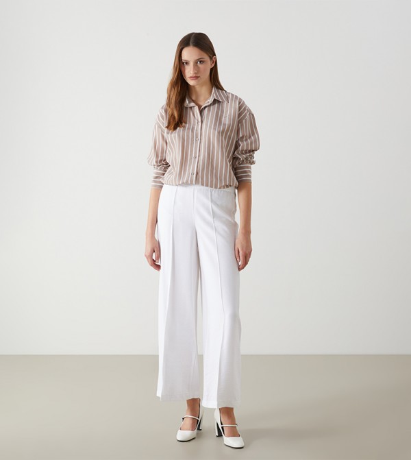 LC Waikiki Women - White Casual Pants