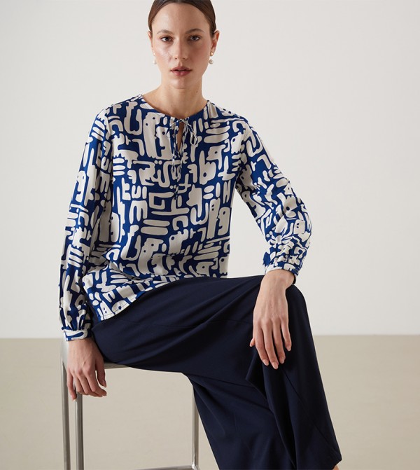 اٍل سي واي كيكي  بلوزات - كحلي Casual Tops