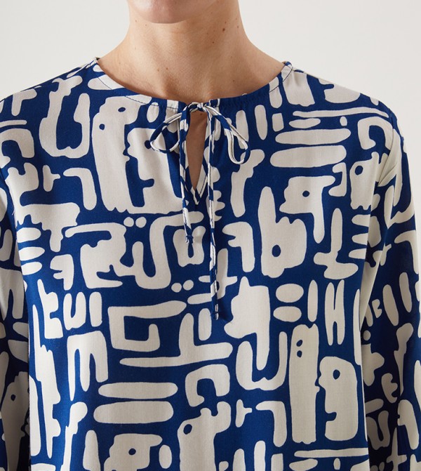 اٍل سي واي كيكي  بلوزات - كحلي Casual Tops