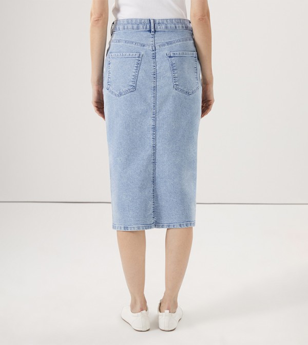 LC Waikiki LC Waikiki - Light Blue Midi Skirts