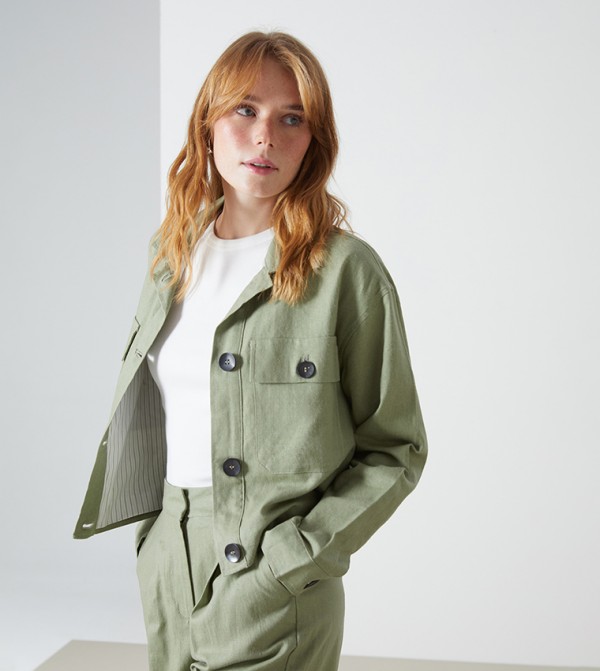 LC Waikiki Women - Green Casual Jackets