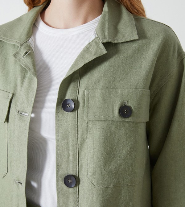 LC Waikiki Women - Green Casual Jackets