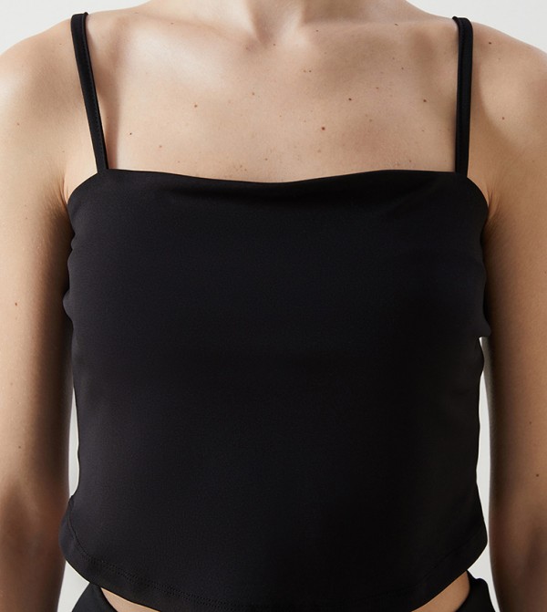 LC Waikiki LC Waikiki - Black Cropped Tops