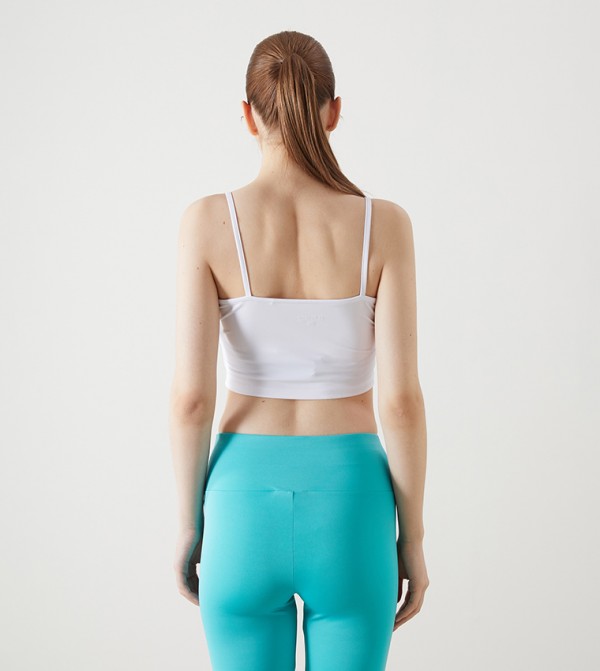 اٍل سي واي كيكي  - أبيض Cropped Tops