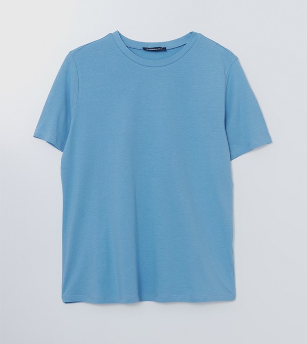 LC Waikiki LC Waikiki - Blue Casual T-Shirts