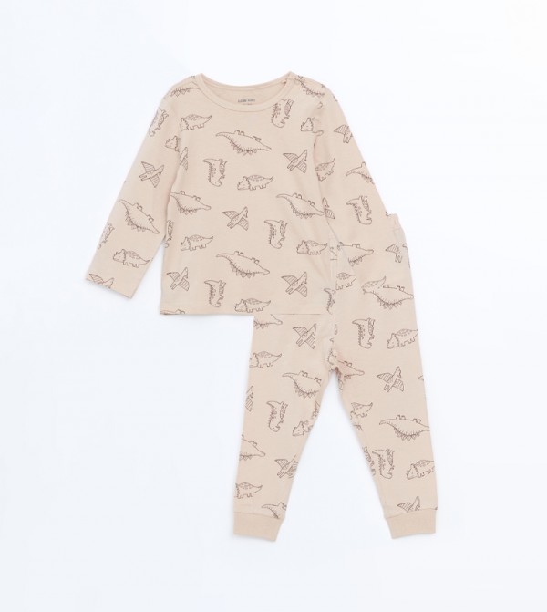 LC Waikiki LC Waikiki - Beige Top & Pyjama Sets