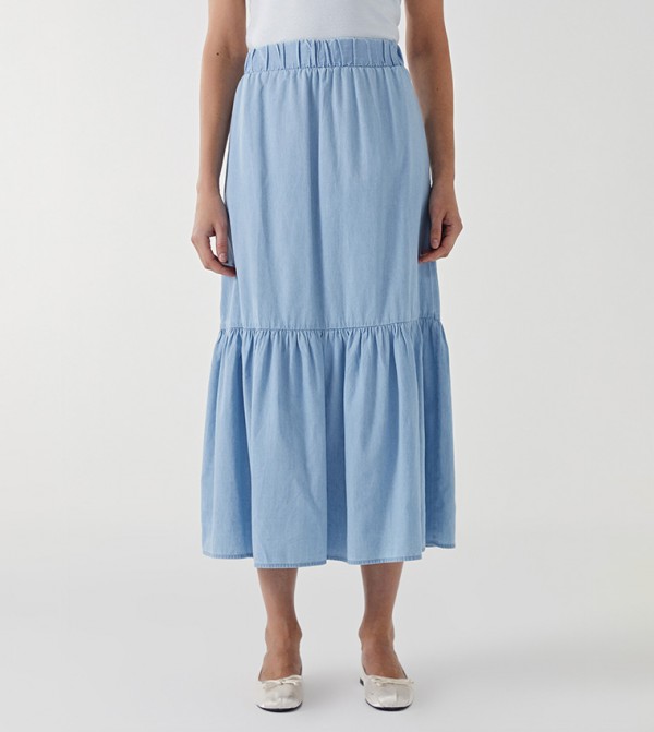 LC Waikiki  Skirts - Blue Maxi Skirts