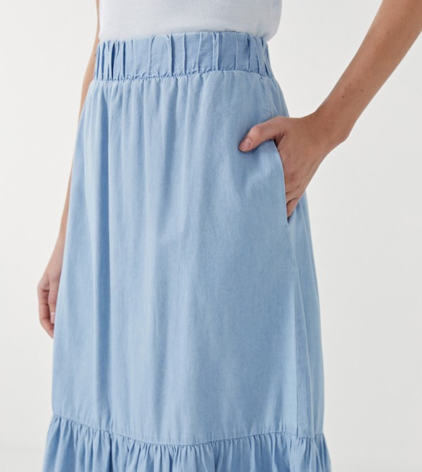 LC Waikiki  Skirts - Blue Maxi Skirts