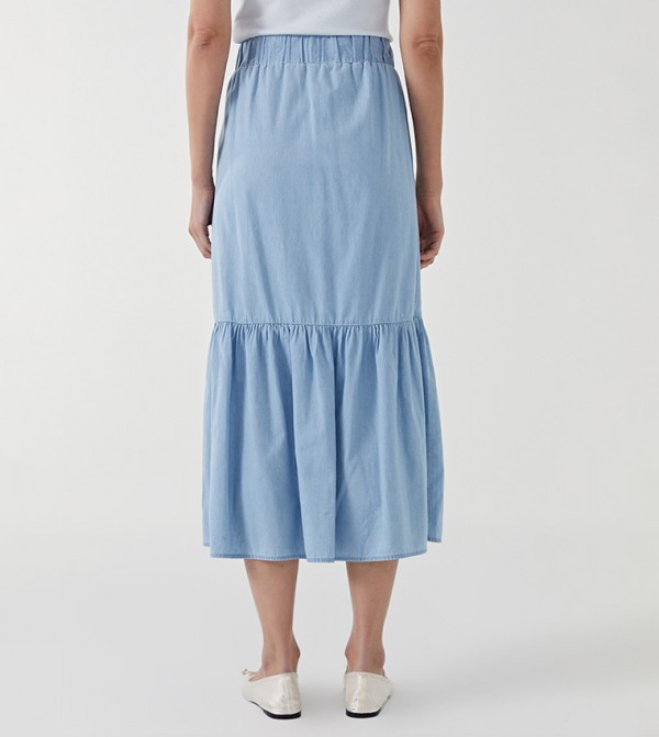 LC Waikiki  Skirts - Blue Maxi Skirts