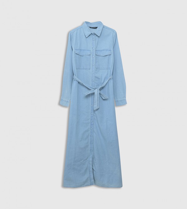 LC Waikiki  Dresses - Blue Casual Dresses