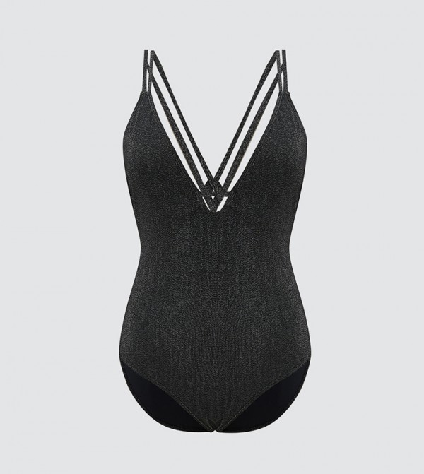 LC Waikiki  Swimwear - Black Swimsuit