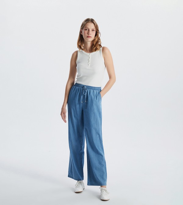LC Waikiki  Jeans - Blue Wide Leg Jeans