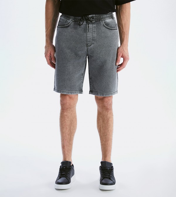 اٍل سي واي كيكي  شورتات - رمادي Denim shorts