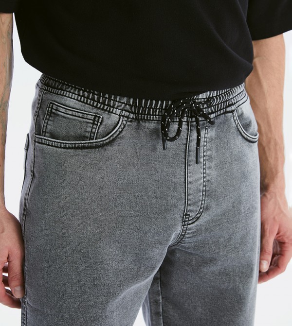 اٍل سي واي كيكي  شورتات - رمادي Denim shorts