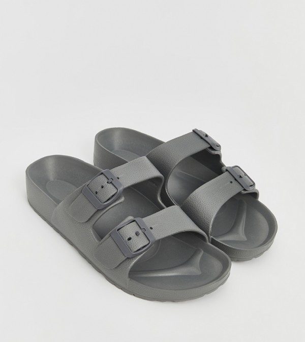 LC Waikiki  Sandals - Grey Casual Sandals