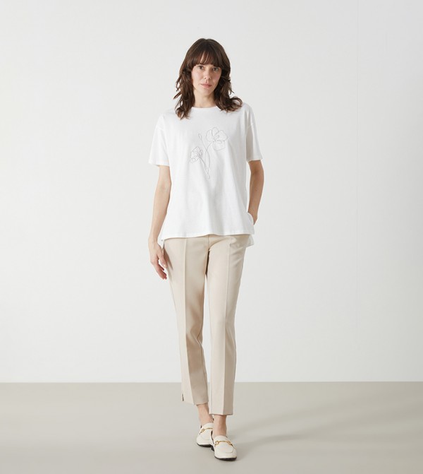 اٍل سي واي كيكي  ملابس - أبيض Short Sleeve T-Shirts