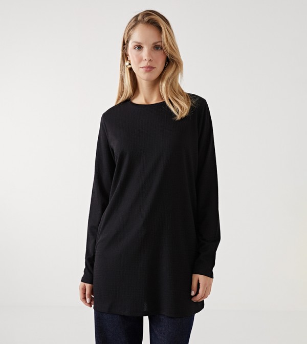 LC Waikiki  Clothing - Black Casual Tops