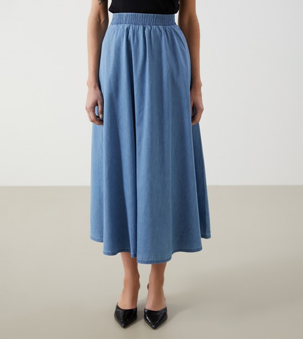 LC Waikiki LC Waikiki - Blue Midi Skirts