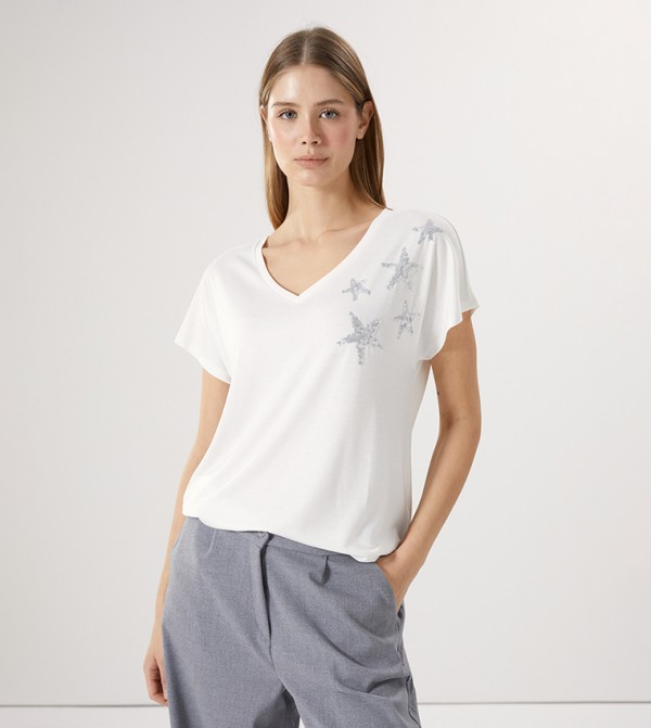 LC Waikiki LC Waikiki - White Casual Tops