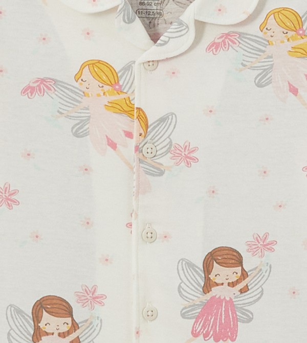 LC Waikiki LC Waikiki - Ecru Top & Pyjama Sets