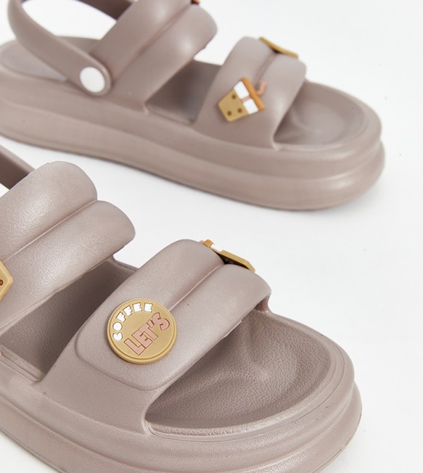 LC Waikiki  - Brown Flat Sandals