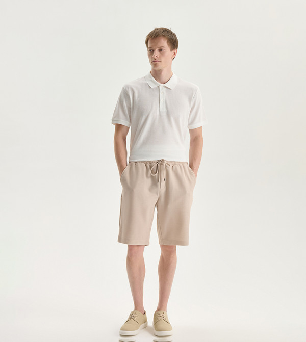 LC Waikiki  Shorts - Beige Casual Shorts