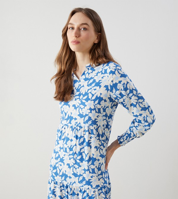 LC Waikiki  Dresses - Blue Casual Dresses