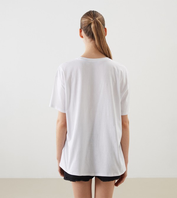 LC Waikiki LC Waikiki - White Casual T-Shirts